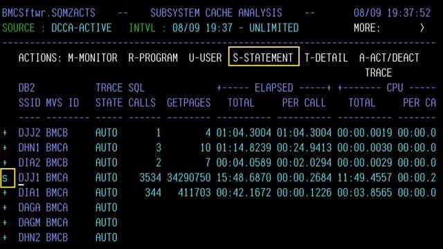 APPTUNE for DB2 - Using the dynamic SQL cache смотреть онлайн