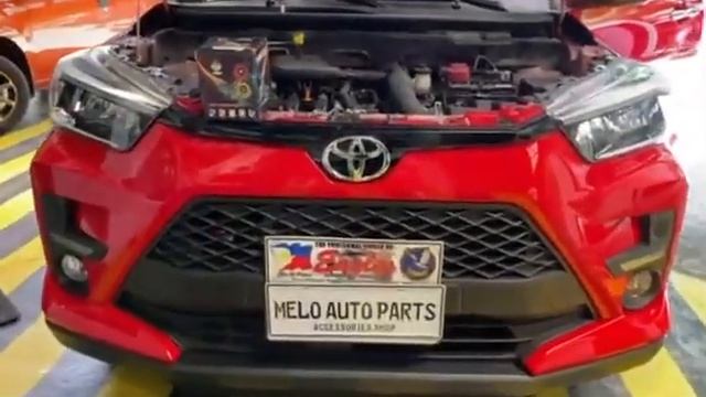 Toyota Raize 2023 Installed Horn Super Tone 12cm Black Grill Horn Type