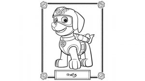Раскраска Щенячий Патруль