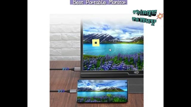Foowin Portable Monitor 15.6" 1080P Gaming Monitor | Portable Gaming Monitor For Ps4 | Things To Bu смотреть онлайн