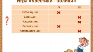 Буквы Ч и Щ в суффиксах ЧИК и ЩИК