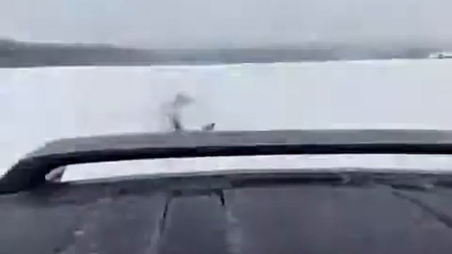 Зимние покатушки на колесе по полю смотреть онлайн