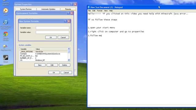 how to fix minecraft java error:windows xp смотреть онлайн
