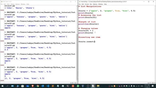 Learn Complete Python - # Day 20 - Lists Manipulation In Python смотреть онлайн