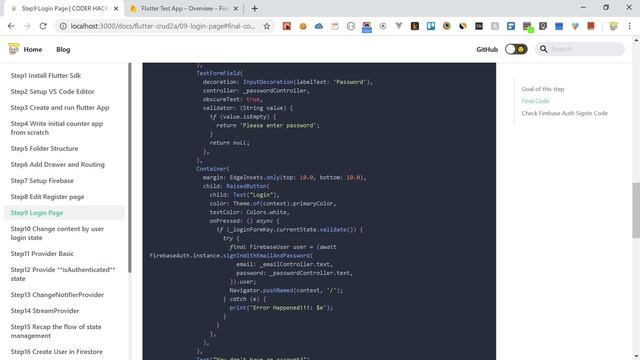 09 login page - Flutter, Firebase Auth and Firestore CRUD Tutorial смотреть онлайн
