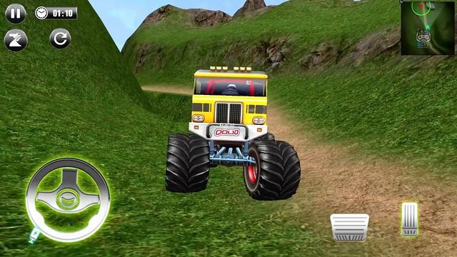 Offroad Monster Truck Driving Simulator - 4x4 Hill Climb Driver - Android Gameplay смотреть онлайн