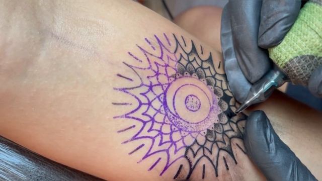 MANDALA TATTOO TUTORIAL (tagalog) смотреть онлайн