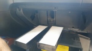 Замена фильтра салона Хюндай соната EF (Тагаз)