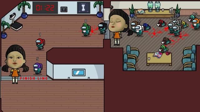 Squid Game in Among Us - EP1 смотреть онлайн