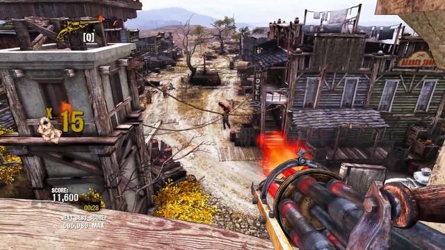 Call of Juarez: Gunslinger - Rack 'em up (Arcade Mode Gameplay) смотреть онлайн