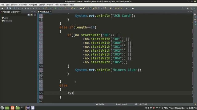 Credit/Debit Card Validation || Real Time Mini Project || Java Program || Tamil смотреть онлайн