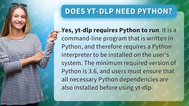 Does yt-dlp need Python? смотреть онлайн