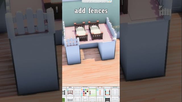 Kids Room under platform (Twin bedroom ideas) #sims4shorts #sims4ideas смотреть онлайн