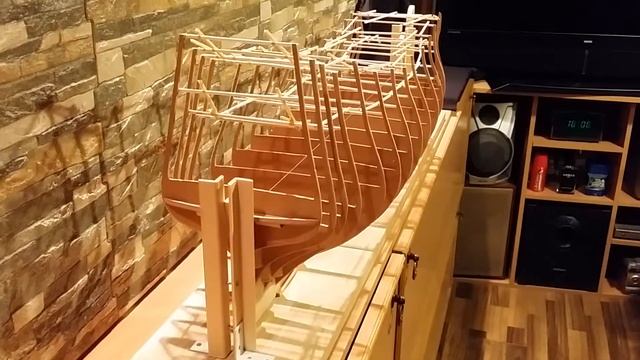 Модель корабля Royal William 1719.ЧАСТЬ №6. Масштаб1:48. ШПАНГОУТЫ И ИХ  УСТАНОВКА