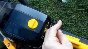 Обзор и тест бензопилы Huter BS-45 + как легко заводить пилу?