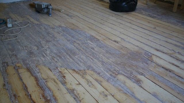 Удаление краски с пола антикварным ручным электрорубанком смотреть онлайн