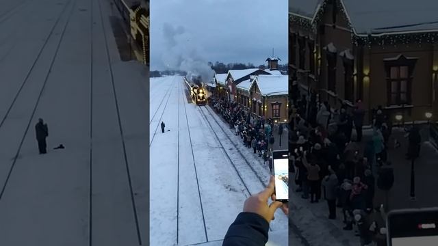 Рождественский поезд Иваново Шуя mp4 смотреть онлайн