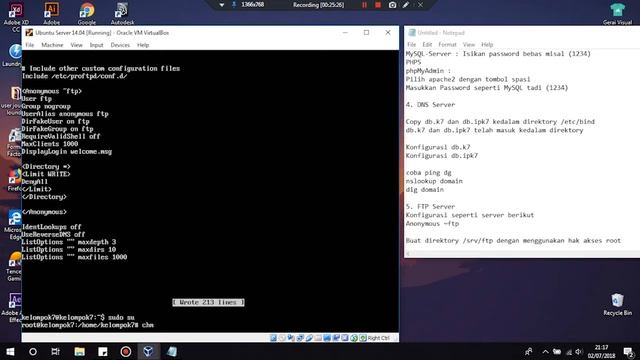 Tutorial Membuat Server DHCP DNS WEB FTP MAIL Ubuntu Server 14.04 смотреть онлайн