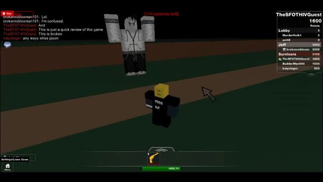 Roblox Game Review : Jeff the Killer By Dawgra смотреть онлайн