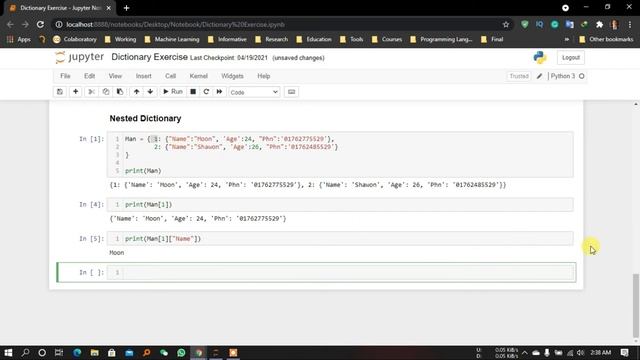 Nested Dictionary 1 смотреть онлайн