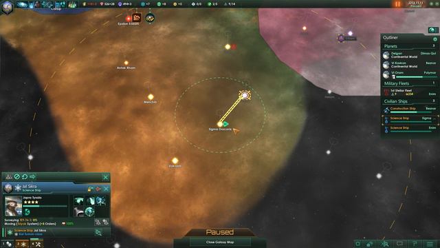 Stellaris Gameplay - Stellaris Let's Play - Ep 5 - Stellaris 4X Space Strategy