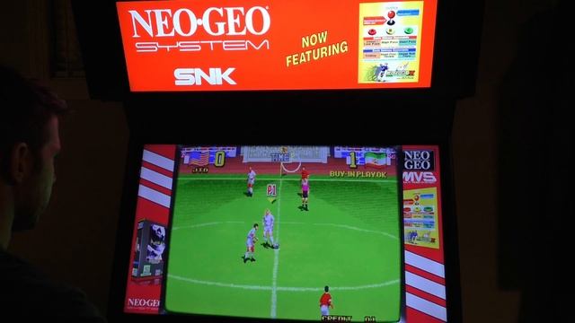 Neo Geo Cup '98 Arcade Cabinet MAME Gameplay w/ Hypermarquee смотреть онлайн