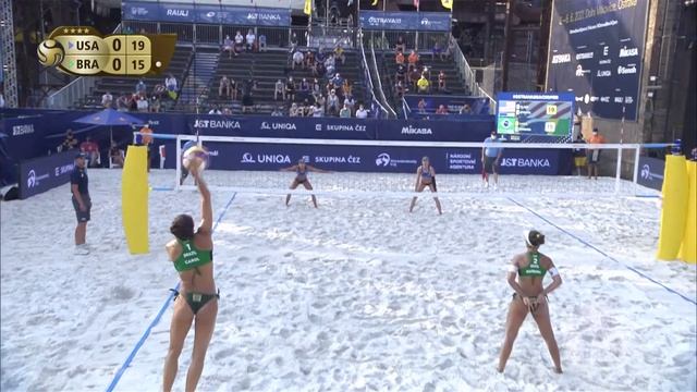 Sponcil/Claes vs Barbara/Carol - SF Feminina | 4* Ostrava 2021 смотреть онлайн