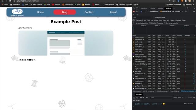 Markdown Blog Template смотреть онлайн