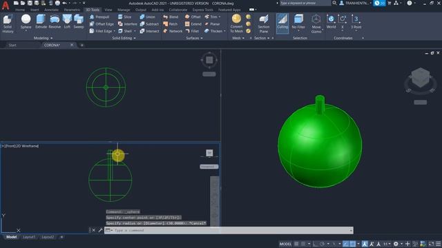 Vẽ 3D - Autocad 2021 смотреть онлайн