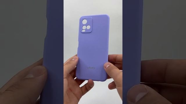 Чехол бампер Silicone Case для Vivo Y21, Y33s 4G (фиалковый) смотреть онлайн