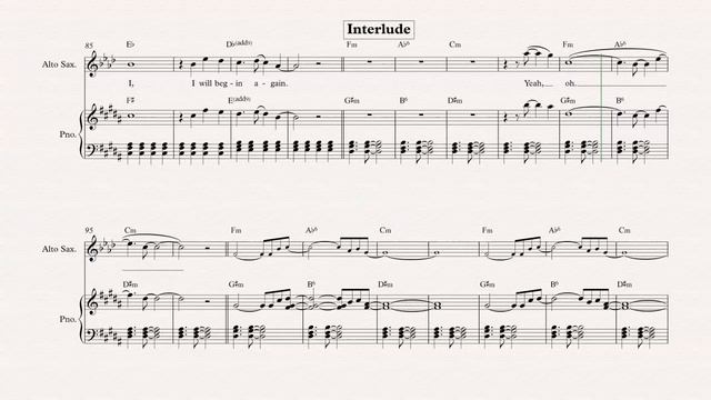 Alto Sax - New Year’s Day - U2 - Sheet Music, Chords, & Vocals смотреть онлайн