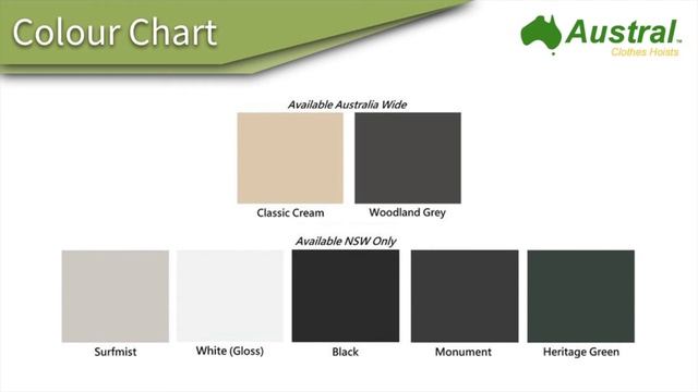 Austral Retractaway 40 Clothesline Product Video смотреть онлайн