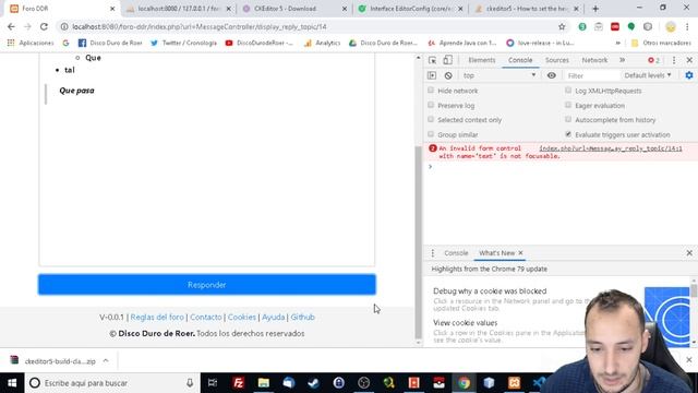 Proyecto PHP y MVC - Foro DDR #14 -Rematando edición de perfil y ckeditor смотреть онлайн