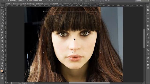 Замена лица в фотошопе. Видеоурок. смотреть онлайн