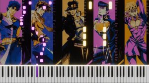Giorno's Theme - Jojo's Bizarre Adventure // Piano Tutorial