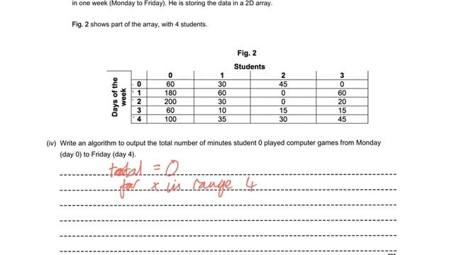 2 Dimensional Array Exam Question GCSE Computer Science смотреть онлайн