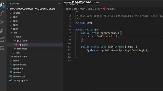 Creating Multi Module Gradle Project | CLI | WSL Ubuntu | Gradle 7.3.3 смотреть онлайн