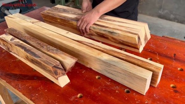 The Best Possible Design From Old Wood // The Perfect Wood Recycling Project