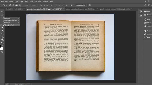 Slice Tool | Crop Slice Tool | Adobe Photoshop for Beginners | 6 смотреть онлайн