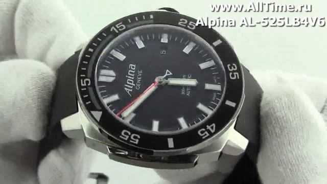 Мужские наручные швейцарские часы Alpina AL-525LB4V6 смотреть онлайн