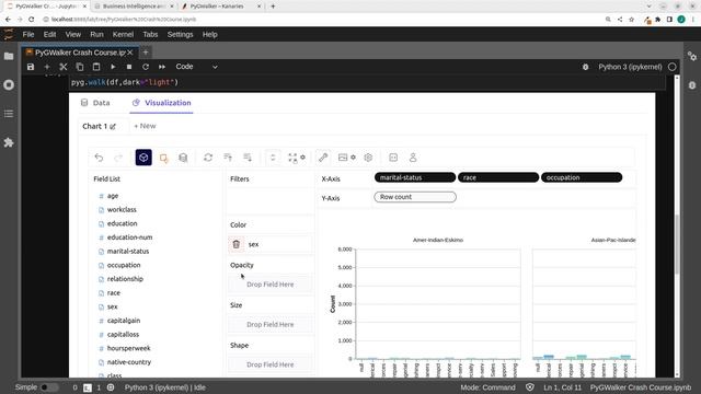 PyGWalker Crash Course - Data Visualization Like Tableau In Python смотреть онлайн
