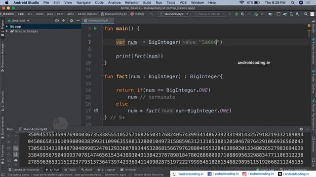 Kotlin : Tail Recursion | Added Subtitles | android coding смотреть онлайн
