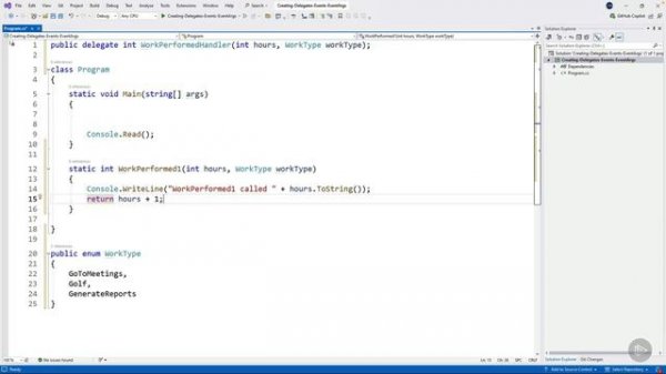 10. Creating a Delegate