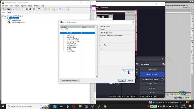 PLC + Labview + OPC Server (Tutorial) - Öğrenci Projesi смотреть онлайн