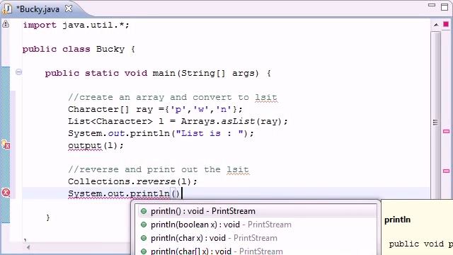 Intermediate Java Tutorial 10 Methods reverse and copy смотреть онлайн