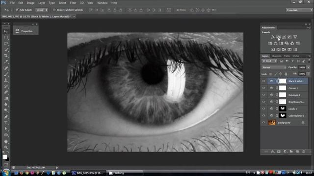 photography: tutorial on how to do black & white in Photoshop CS6 (4x speed) смотреть онлайн