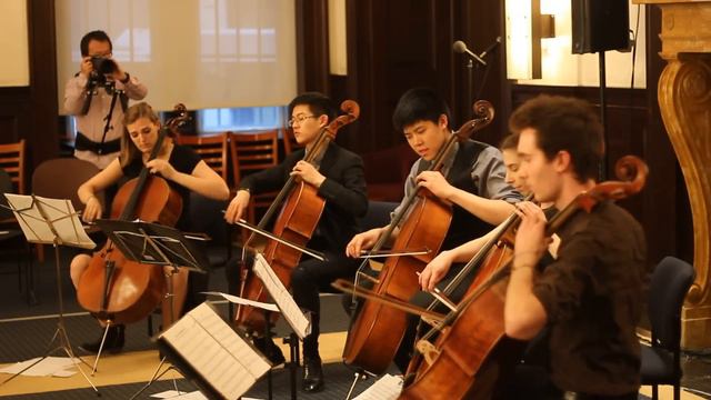 [Live] Merry Go Round of Life From Howl's Moving Castle for 5 Cellos - String Theory смотреть онлайн
