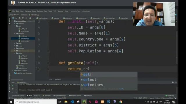 Programacion orientada a objetos con Python, Conexion y consulta a base de datos en MySql. смотреть онлайн