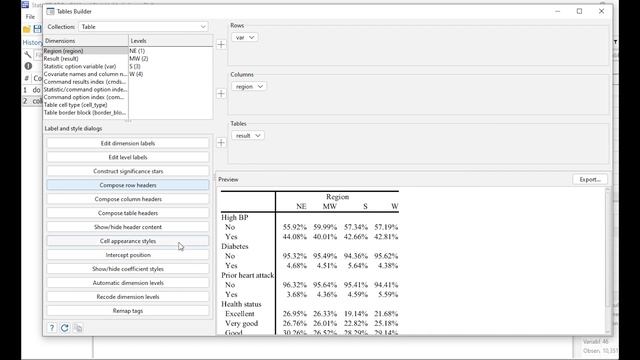 Customizable tables in Stata смотреть онлайн