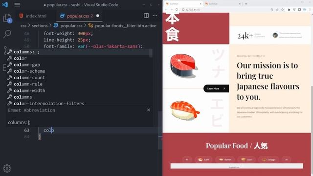 Creating a Sushi-Themed Website: 2023 HTML & CSS Guide for Beginners смотреть онлайн